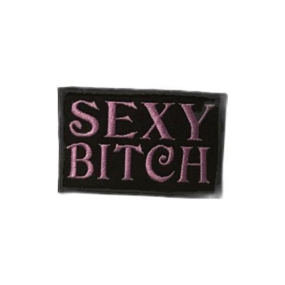 Funny Biker Patch or Funny Dog Patch SEXY BITCH